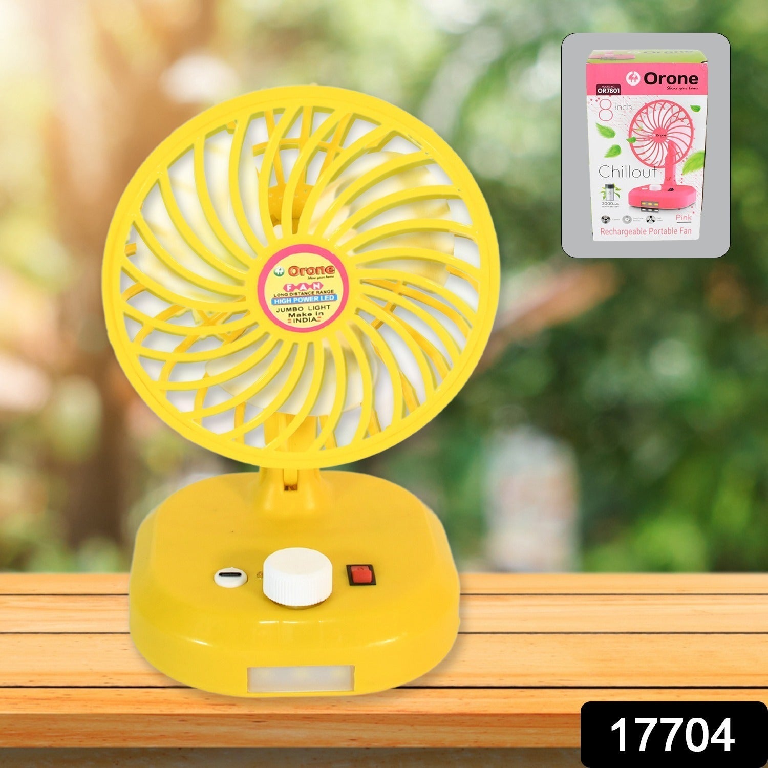 17704 USB-C Type Rechargeable Portable Fan With LED Light Heavy Duty Motor & Foldable Fan With Charging Port Home, Outdoor, Temple 17704 USB-C Type Rechargeable Portable Fan With LED Light Heavy Duty Motor & Foldable Fan With Charging Port Home, Outdoor, Temple